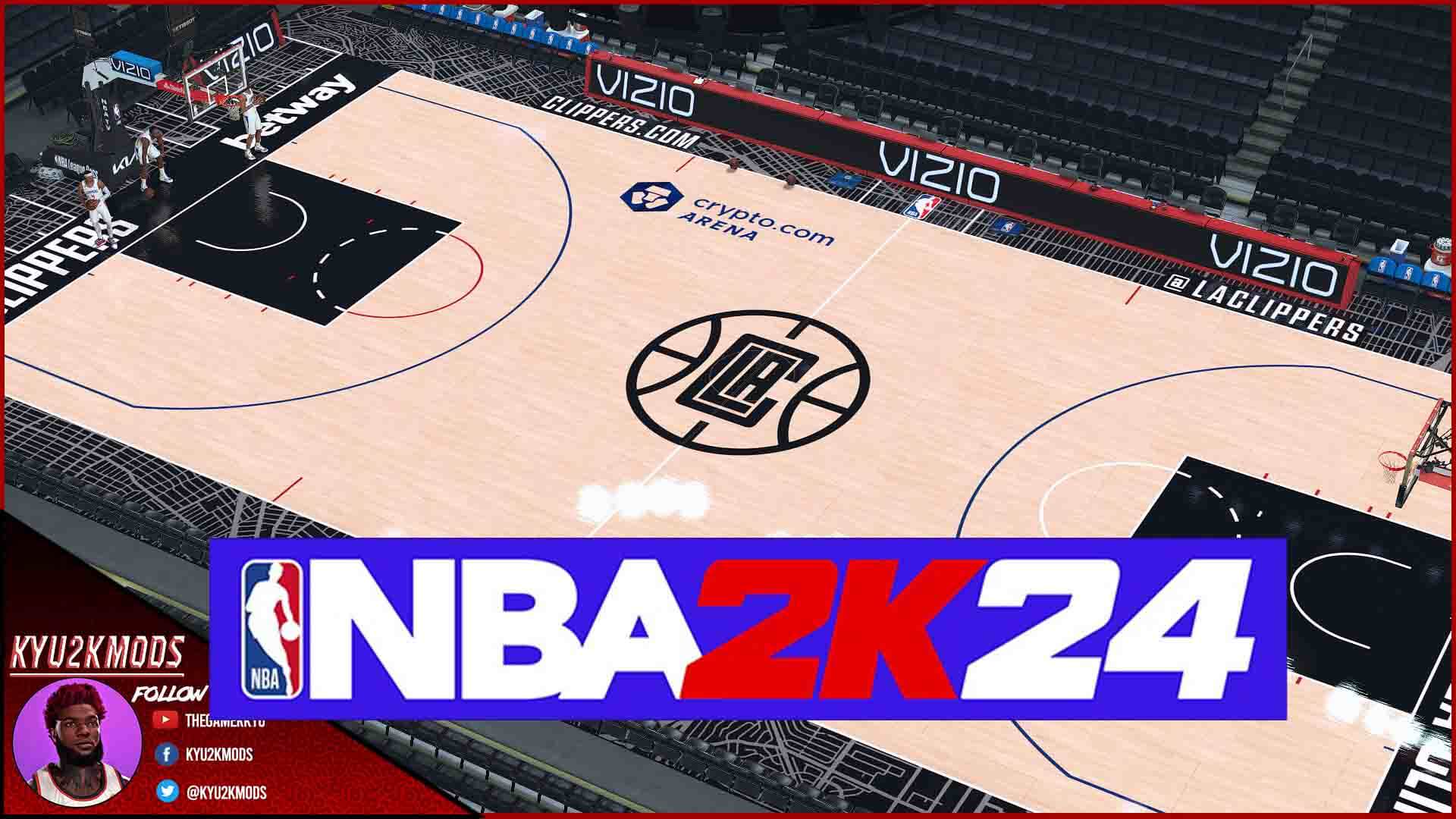 NBA 2K24 Los Angeles Clippers 2024 Court (8K) Kyu2k